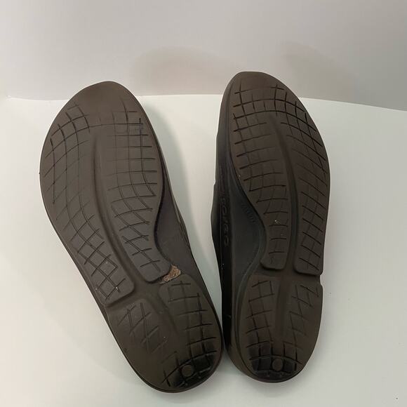 Oofos Men\'s Slides‎ OOahh Sport Comfort Brown Size 10 Cushioned Leisure main image 7